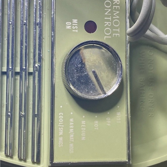Vintage Green Hair Dryer - Picture 5 of 5